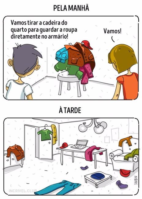 Situações comuns na vida de um casal. 13