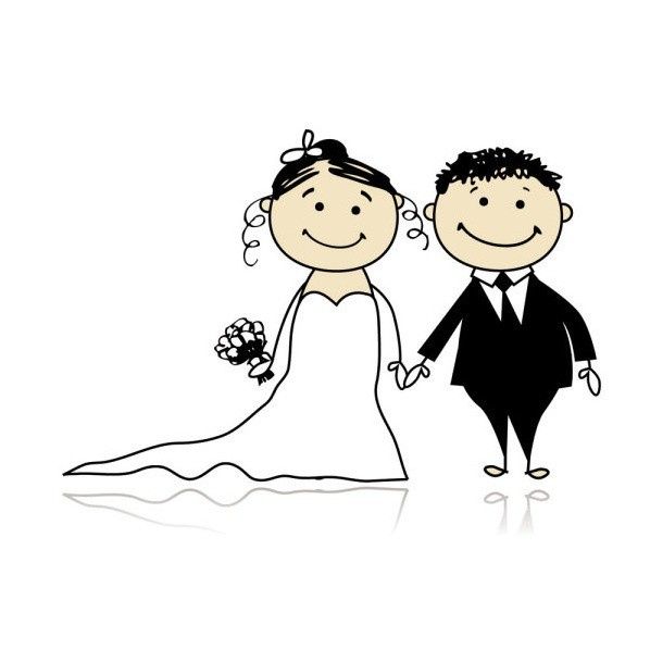 Vetores com tema casamento 6