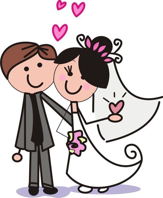 Vetores com tema casamento 9