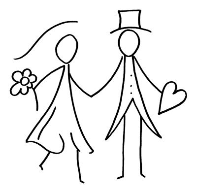 Vetores com tema casamento 11