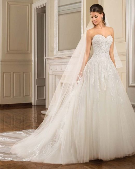Vestido no estilo romântico