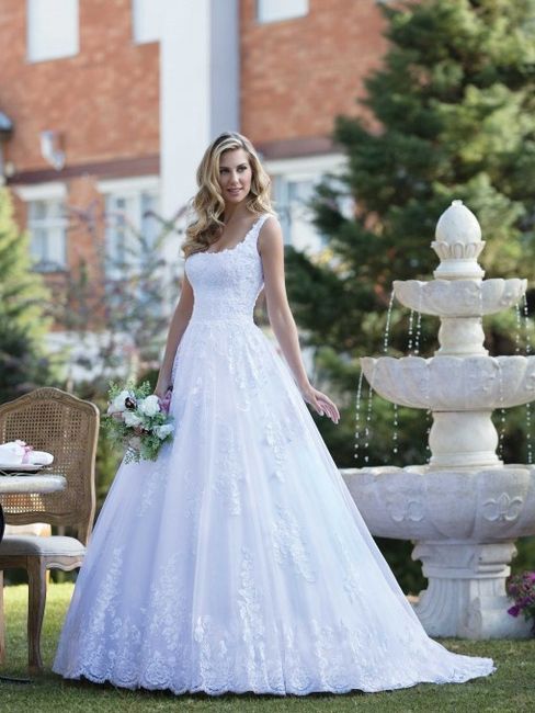Vestido no estilo romântico