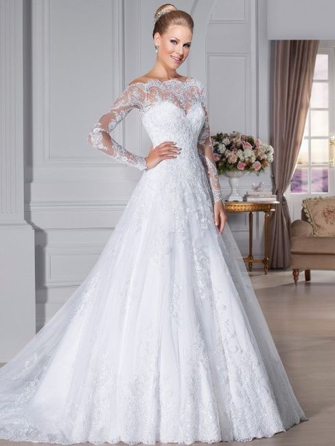 Vestido no estilo romântico