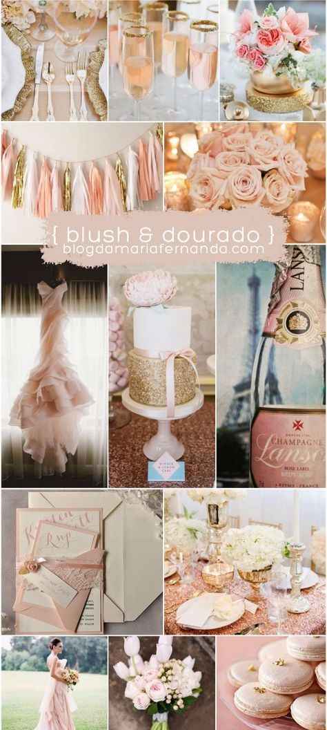 Blush e Dourado