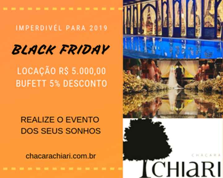 Promoção Chácara Chiari 2019