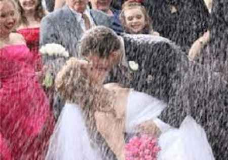 casamento na chuva