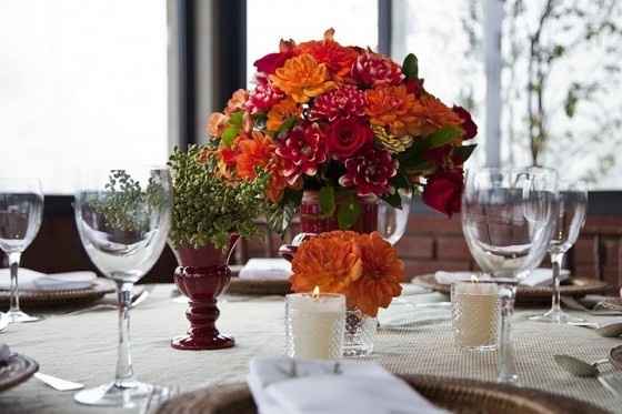 Decoração com vermelho