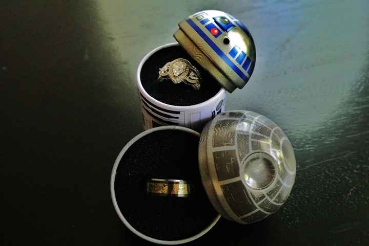 Anel de noivado - R2D2