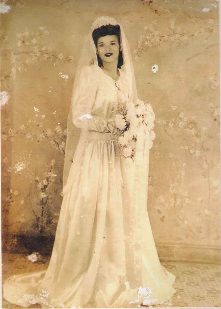 Minha avó (casou em 1947)