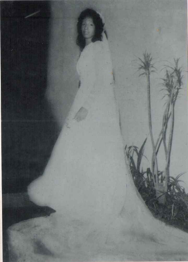 Minha mãe, em 1975