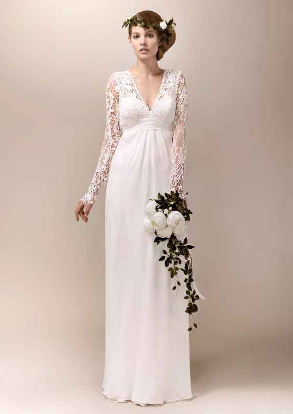 Vestido década de 40