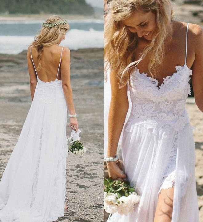 Ideias de vestido para casamento praiano