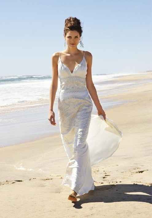 Ideias de vestido para casamento praiano