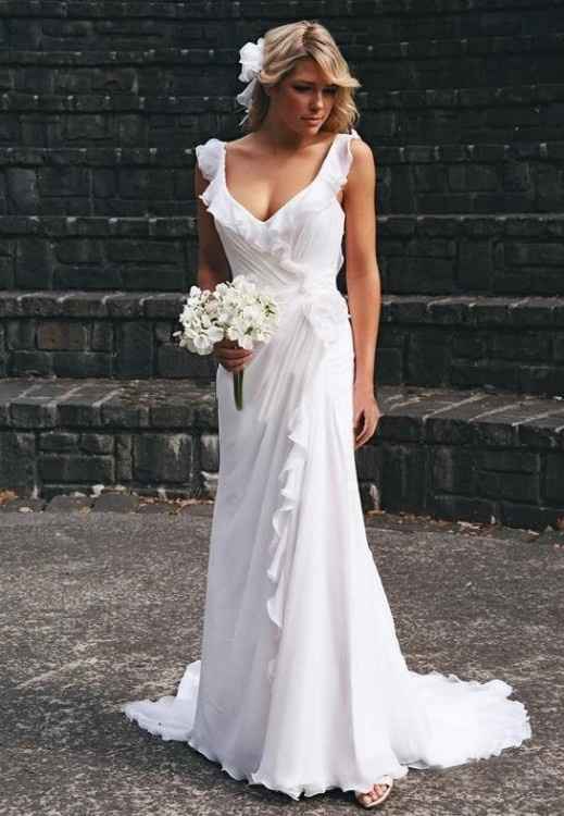 Ideias de vestido para casamento praiano