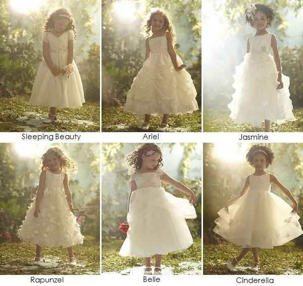 Vestidos da daminhas - coleção Disney