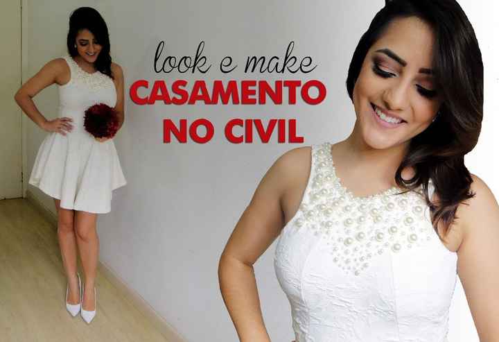 Look para o casamento civil