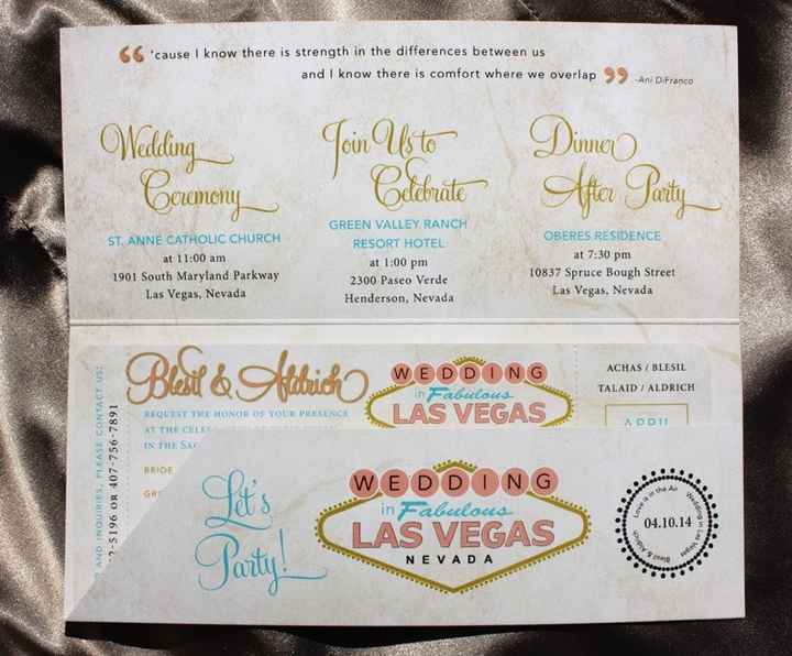 Convite - Las Vegas