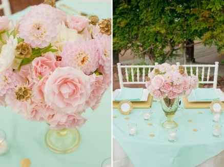 Inspirações rosa e menta