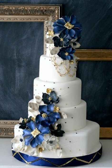 Inspirações azul e branco