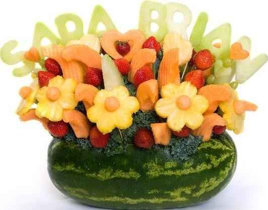 Para a mesa do buffet