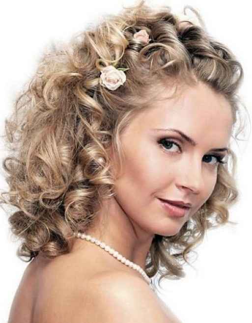 Penteado para cabelo curto e cacheado