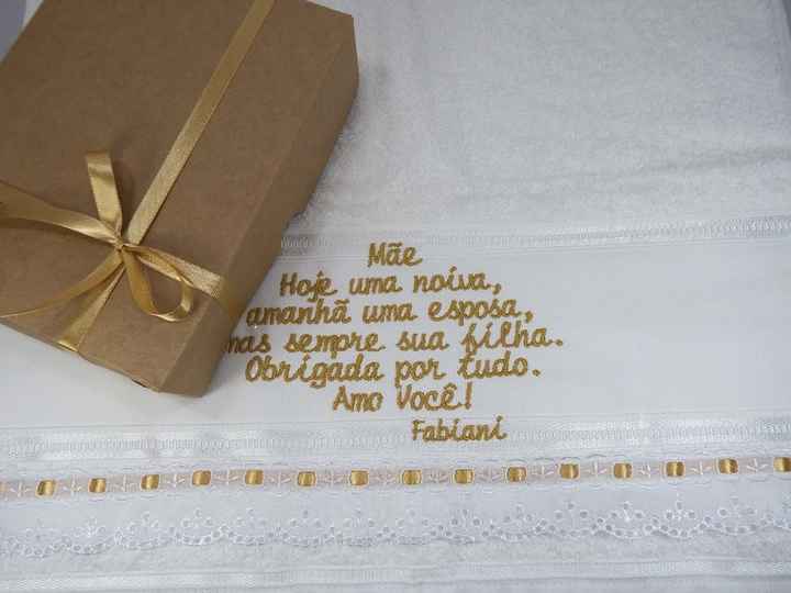Toalhas bordadas