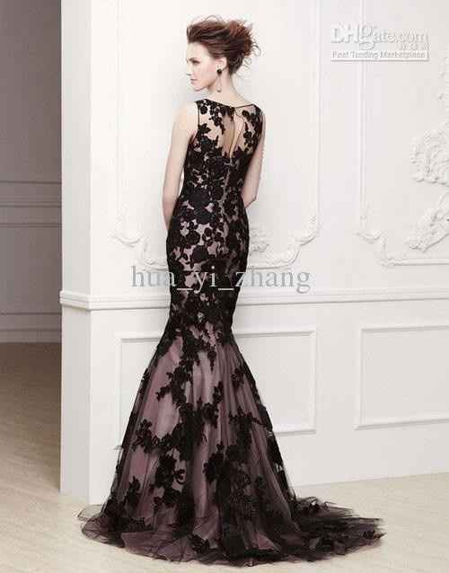 Vestido de noiva com preto