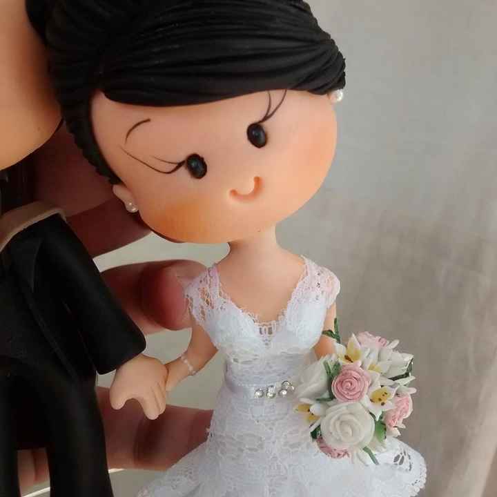 Olha o vestido e o buquê! Como não amar?