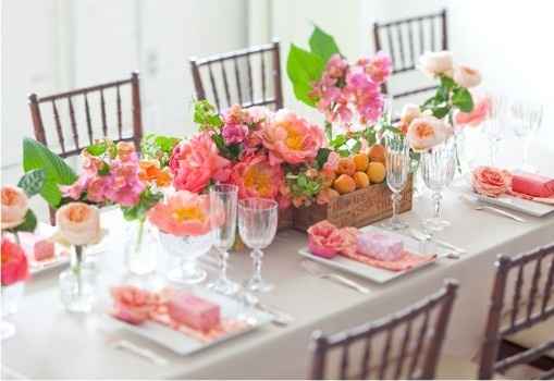 Flores e frutas