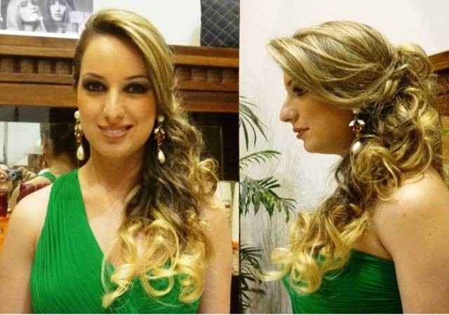 Penteado de lado