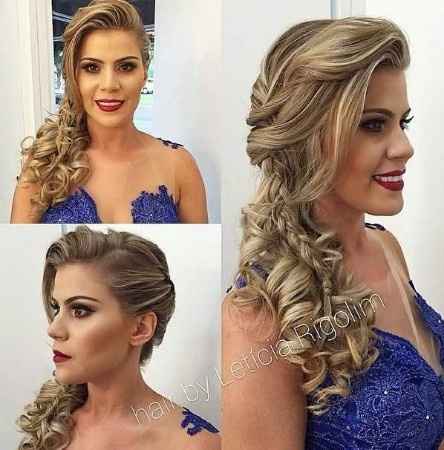 Penteado de lado