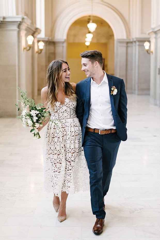 Vestido para casamento civil