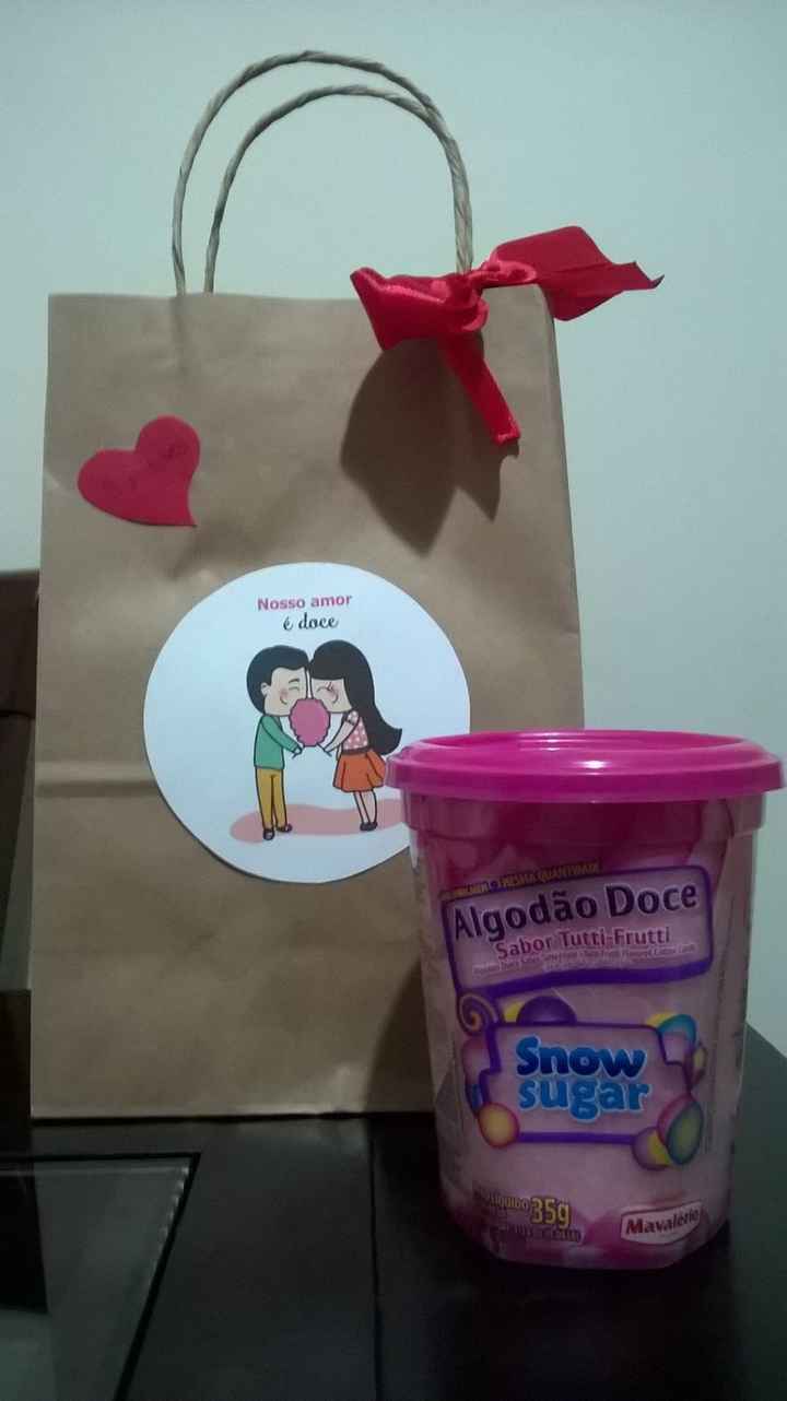 Mimo para o marido - Bodas de algodão doce