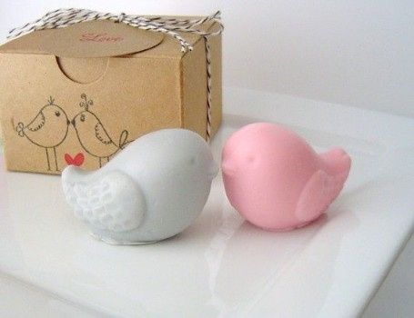 Sabonetes fofura - a caixinha em craft também é um amor!