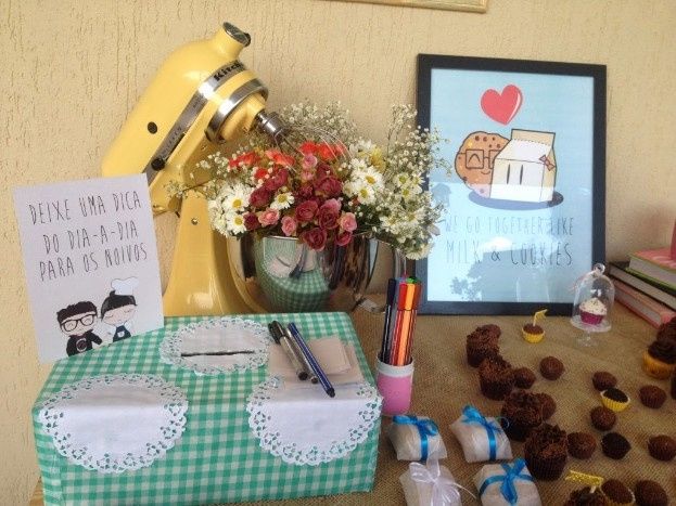 Olha essa batedeira! Amei o quadrinho lá atrás também!