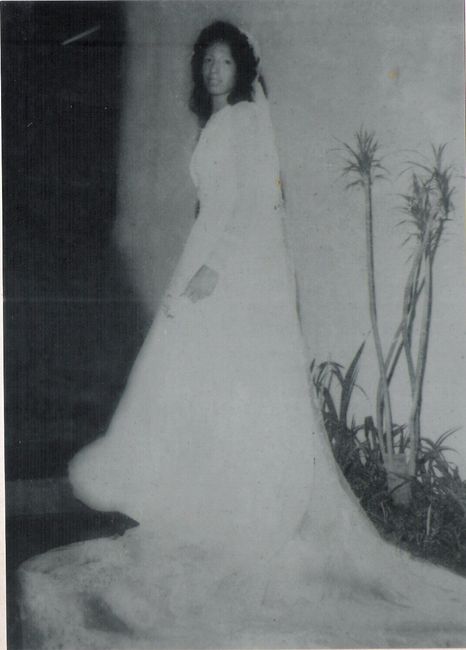 Minha mãe, em 1975