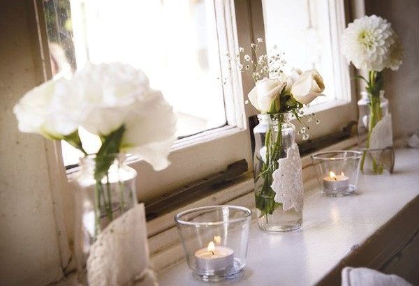 Decoração vintage com branco