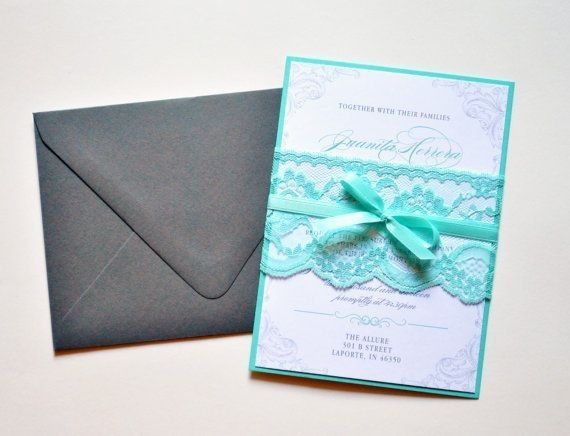 Convite - Azul Tiffany