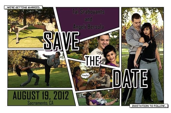 Ideia para save the date