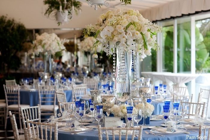 Inspirações azul e branco