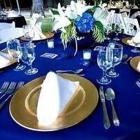 Azul e dourado