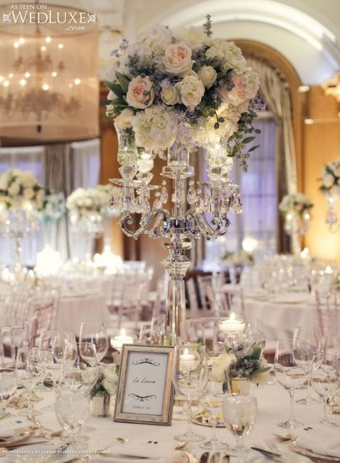 Decoração glamourosa