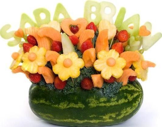 Para a mesa do buffet