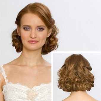 Penteado para cabelo curto e cacheado