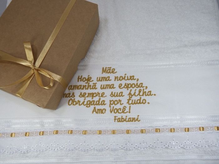 Toalhas bordadas