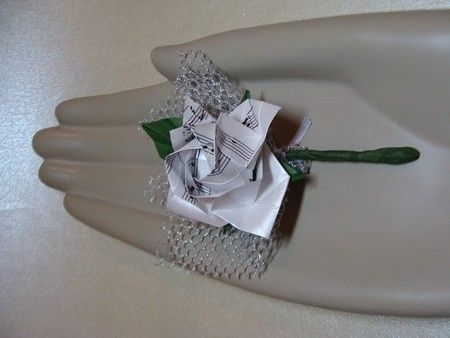 Boutonniere de partitura