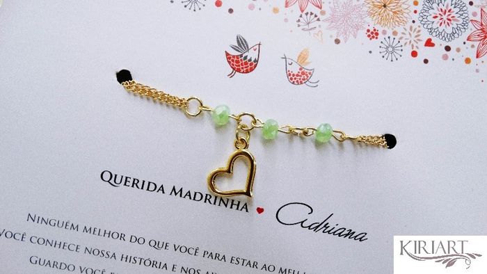 Pulseira para as madrinhas