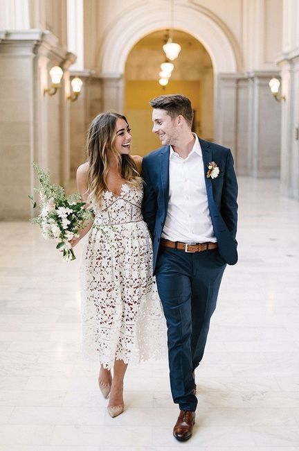 Vestido para casamento civil