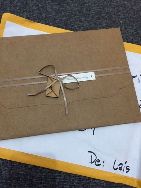 Nosso convite - envelope