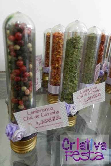 Lembrancinha - Tubetes com temperos